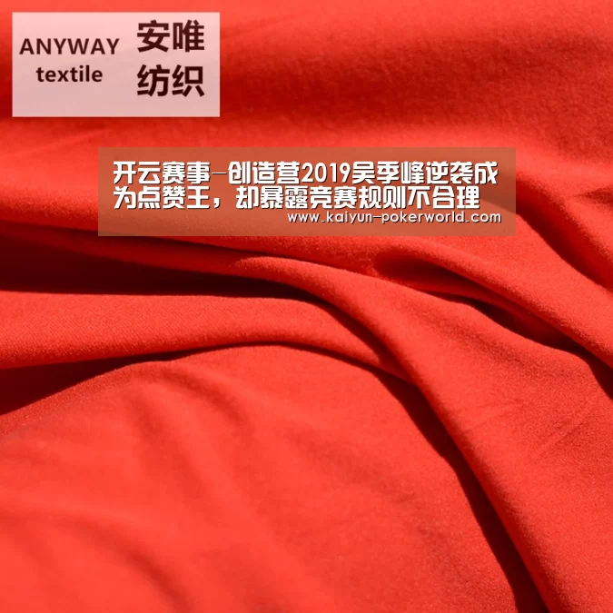 开云赛事-创造营2019吴季峰逆袭成为点赞王,却暴露竞赛规则不合理(图2) 开云赛事